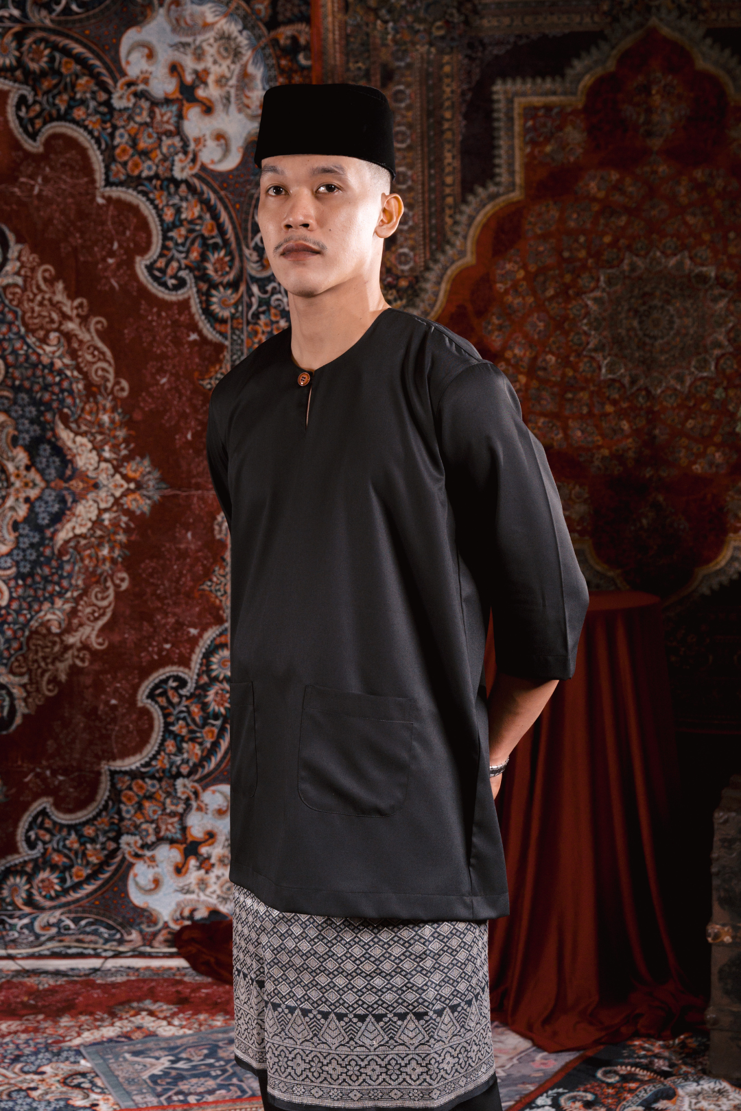 Satria Baju Melayu in Black