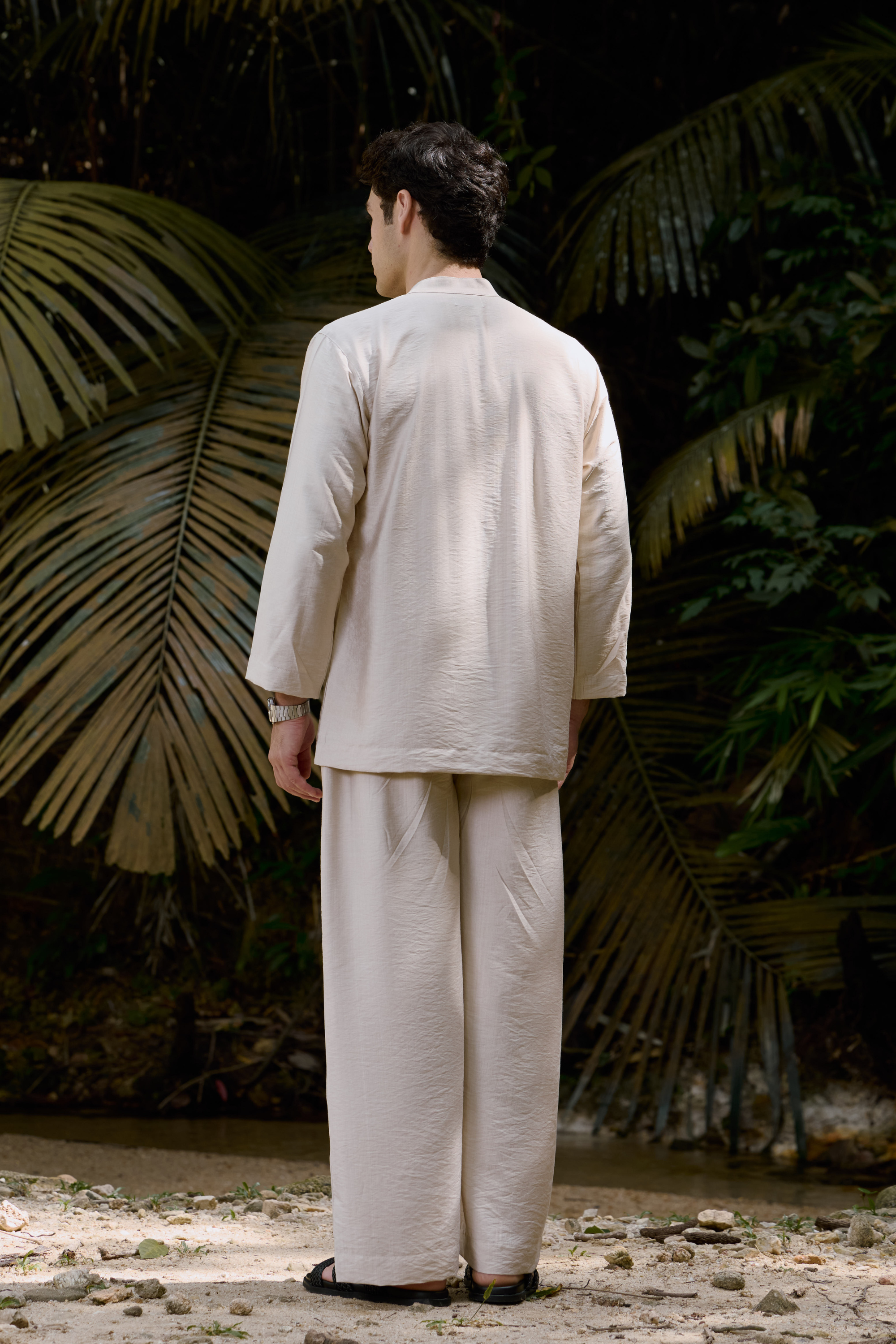 Wiranta Linen Set in Cream