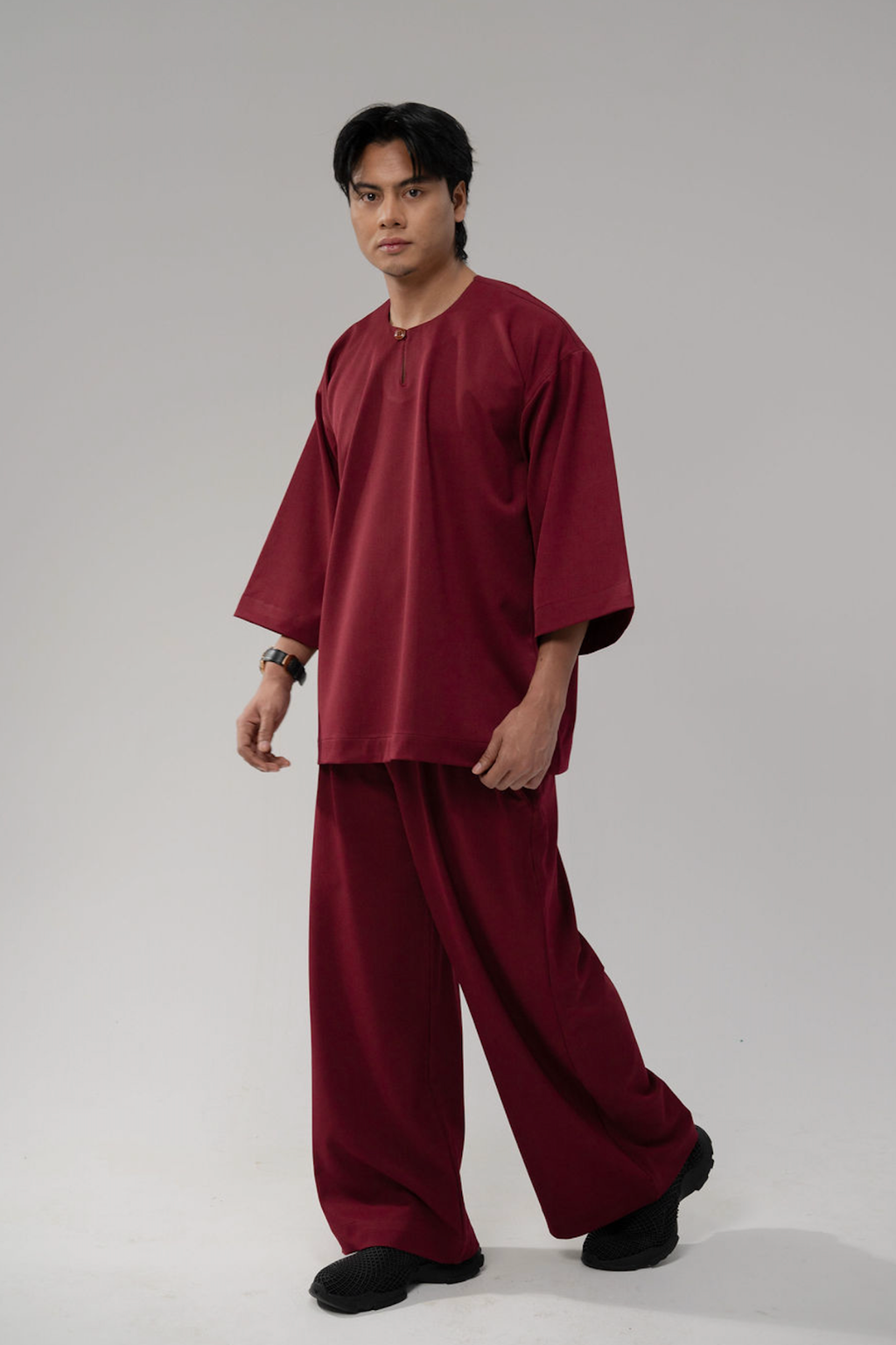 Pre-order: Bentara Baju Melayu in Burgundy