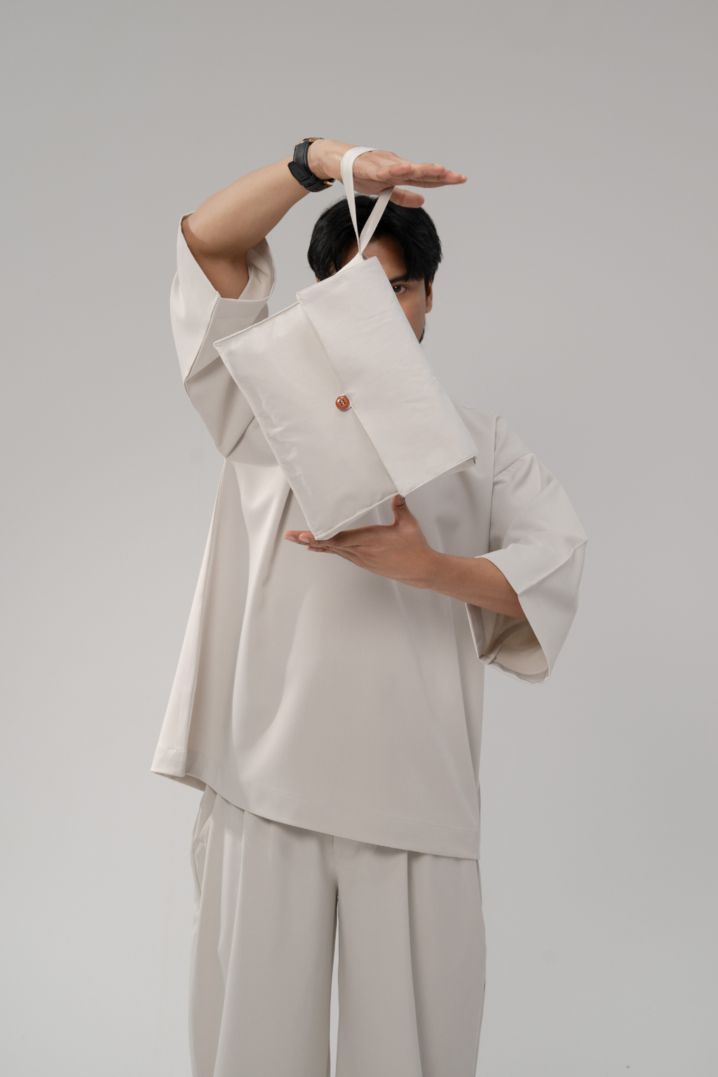 Pre-order: Bentara Baju Melayu in Moonlit Silver