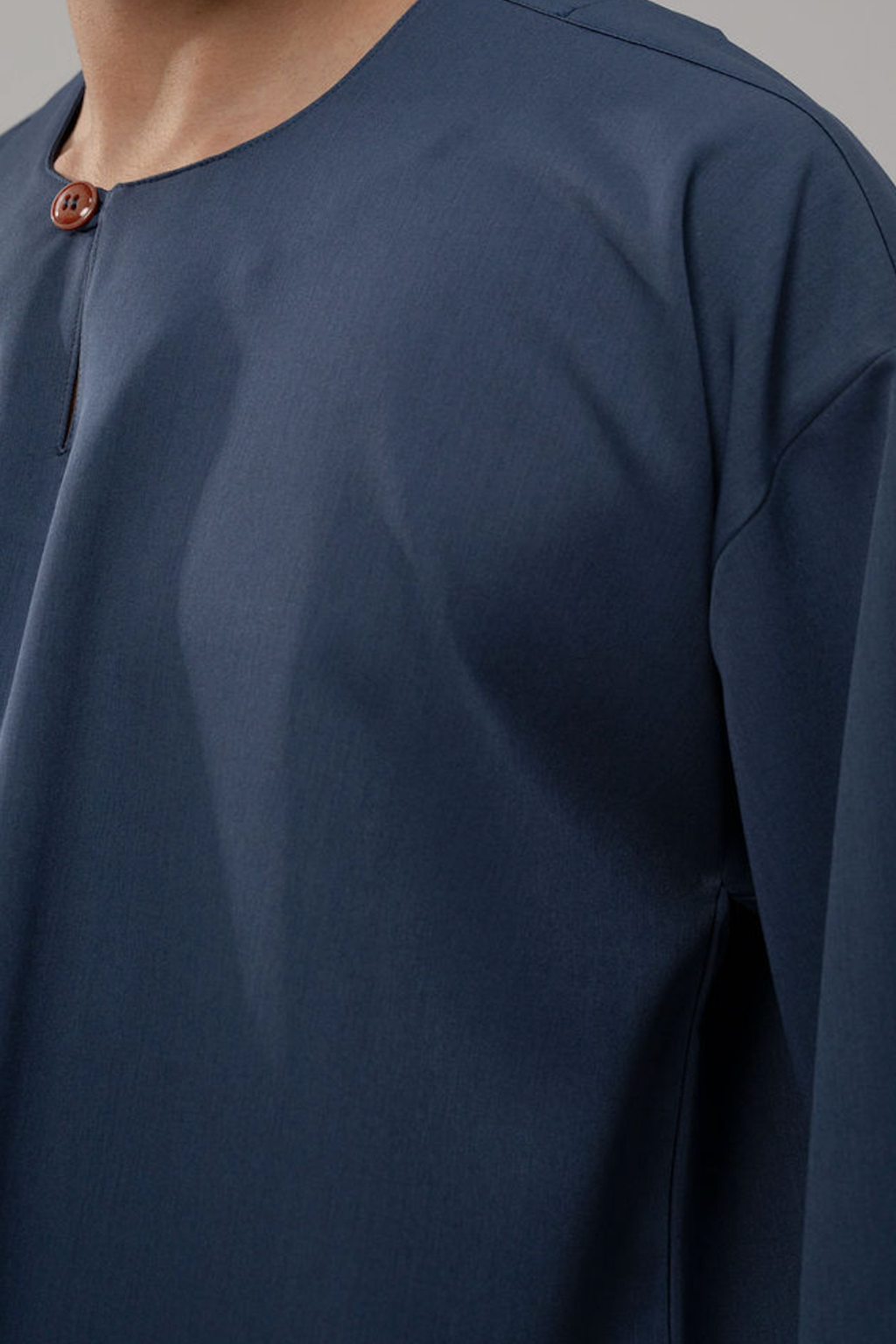 Bentara Baju Melayu in Ash Blue