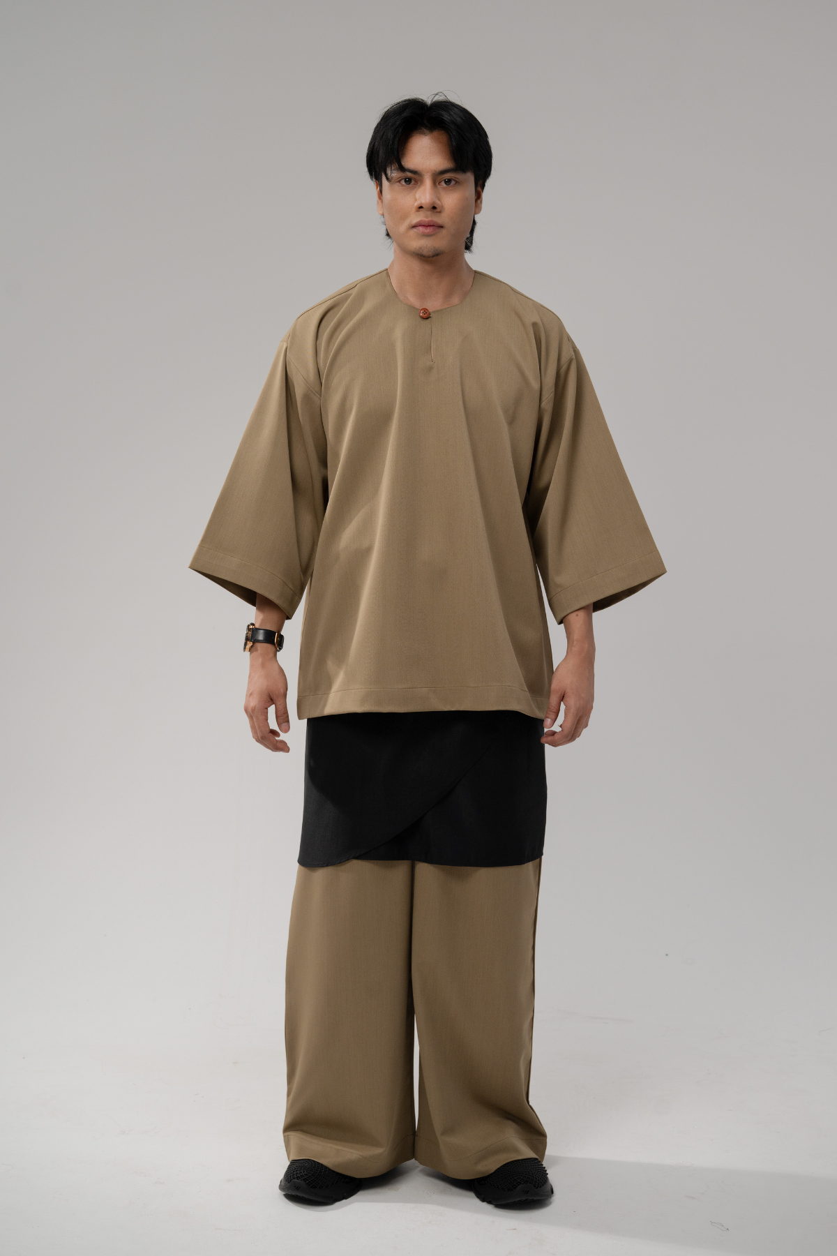 Bentara Baju Melayu in Dark Tan