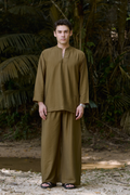 Wiranta Linen Set in Olive