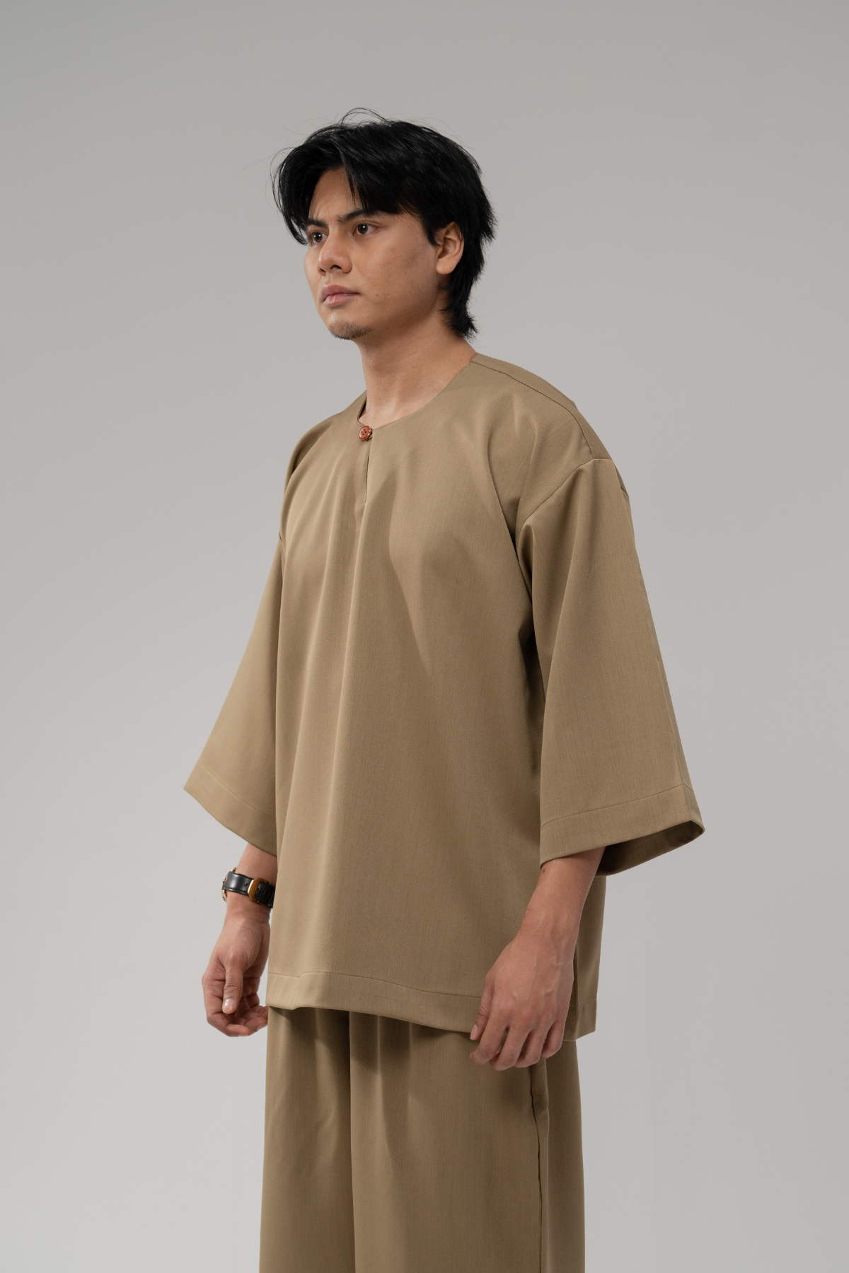 Bentara Baju Melayu in Dark Tan