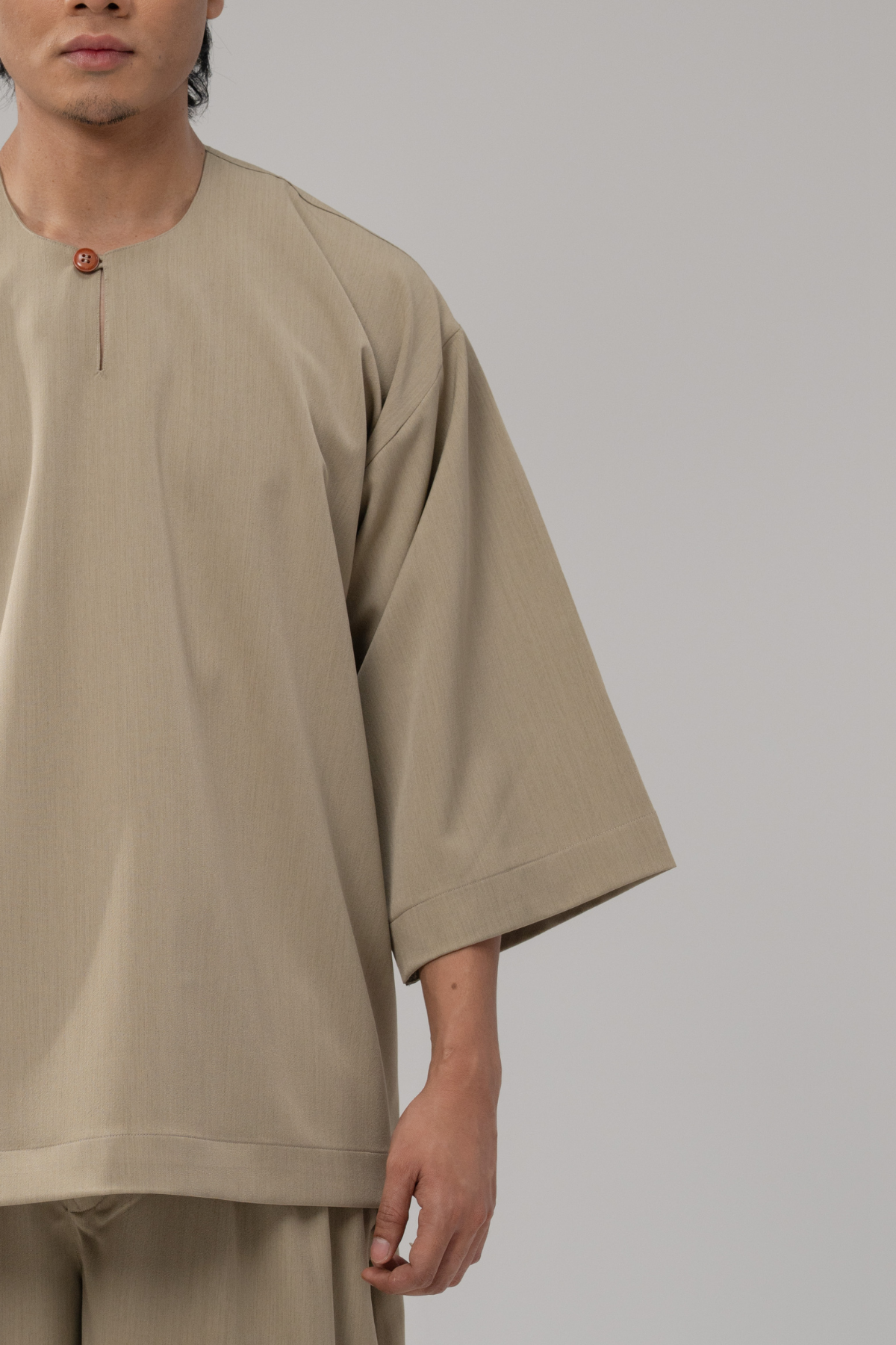 Bentara Baju Melayu in Desert Khaki