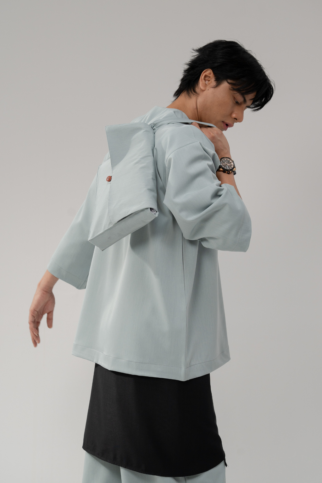 Pre-order: Bentara Baju Melayu in Glacier Blue