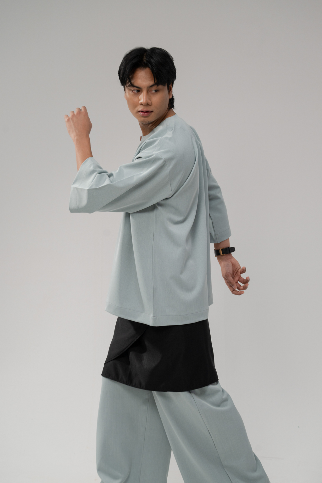 Pre-order: Bentara Baju Melayu in Glacier Blue