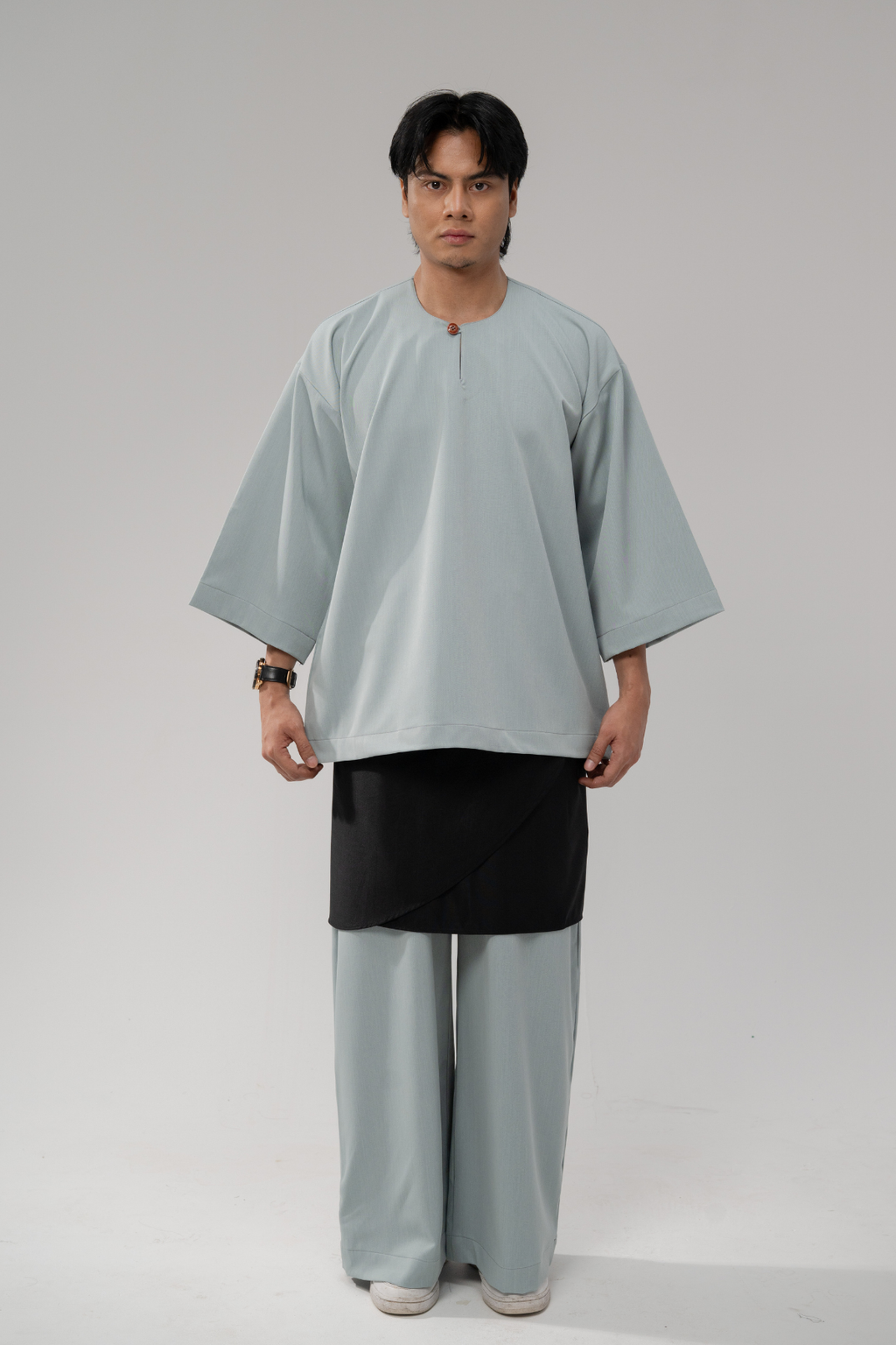 Pre-order: Bentara Baju Melayu in Glacier Blue