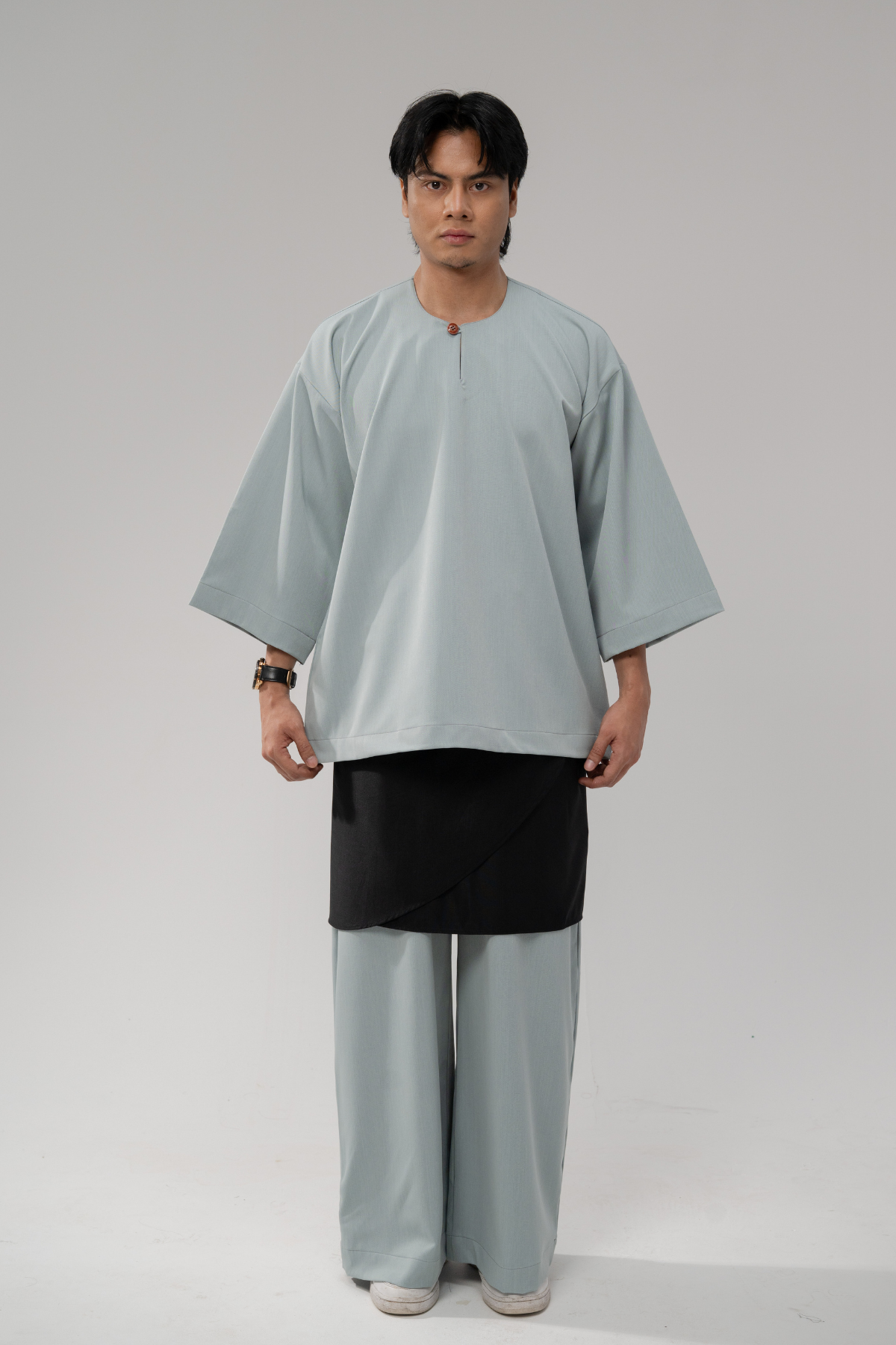 Pre-order: Bentara Baju Melayu in Glacier Blue