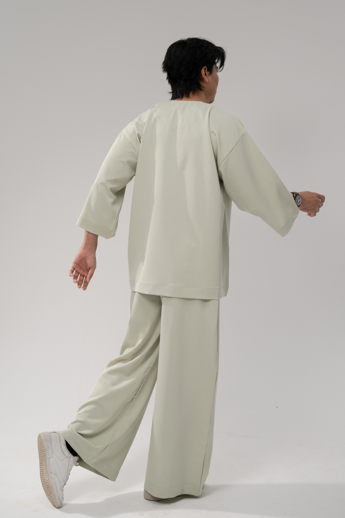 Bentara Baju Melayu in Sage Green