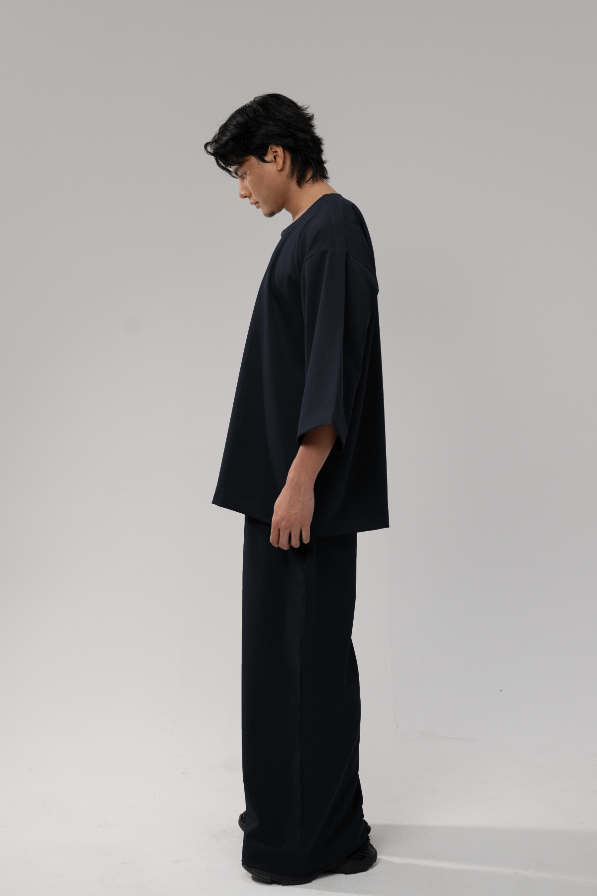 Bentara Baju Melayu in Midnight Navy