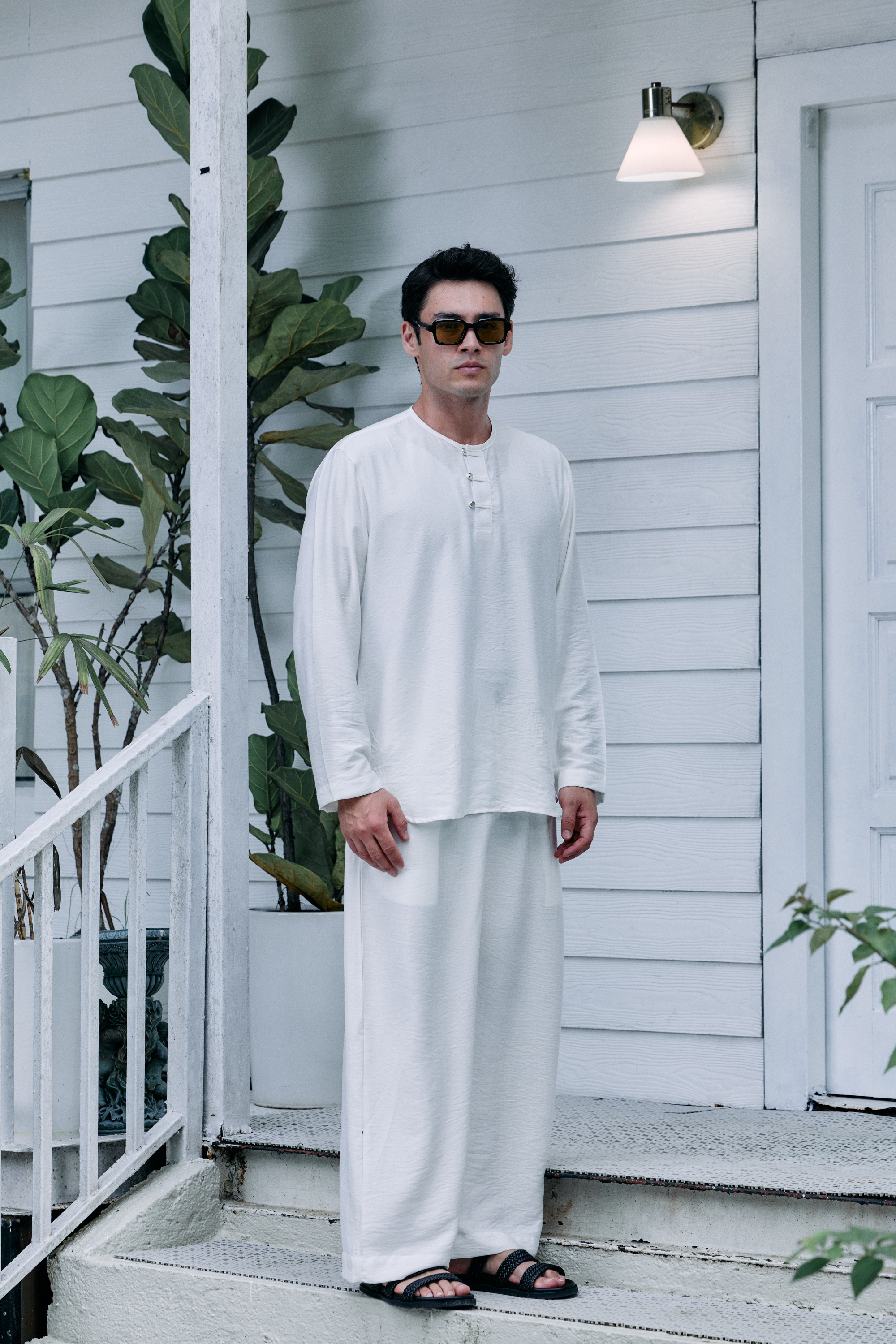 Terra Linen Top in White