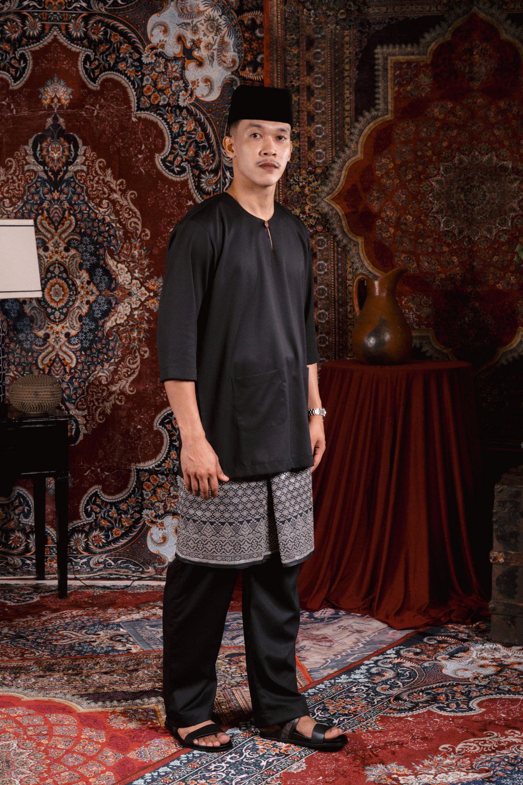 Satria Baju Melayu in Black