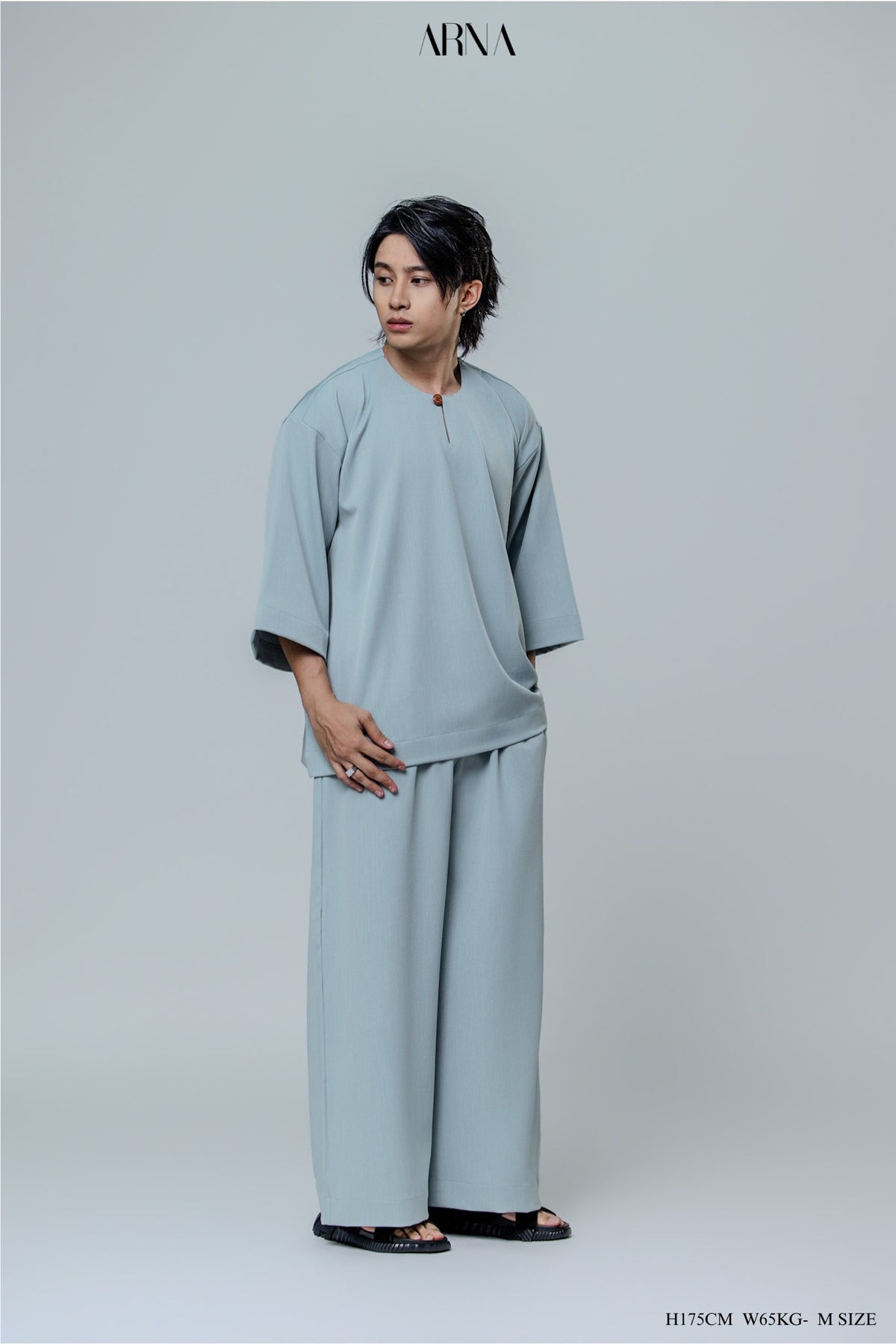 Bentara Baju Melayu in Glacier Blue