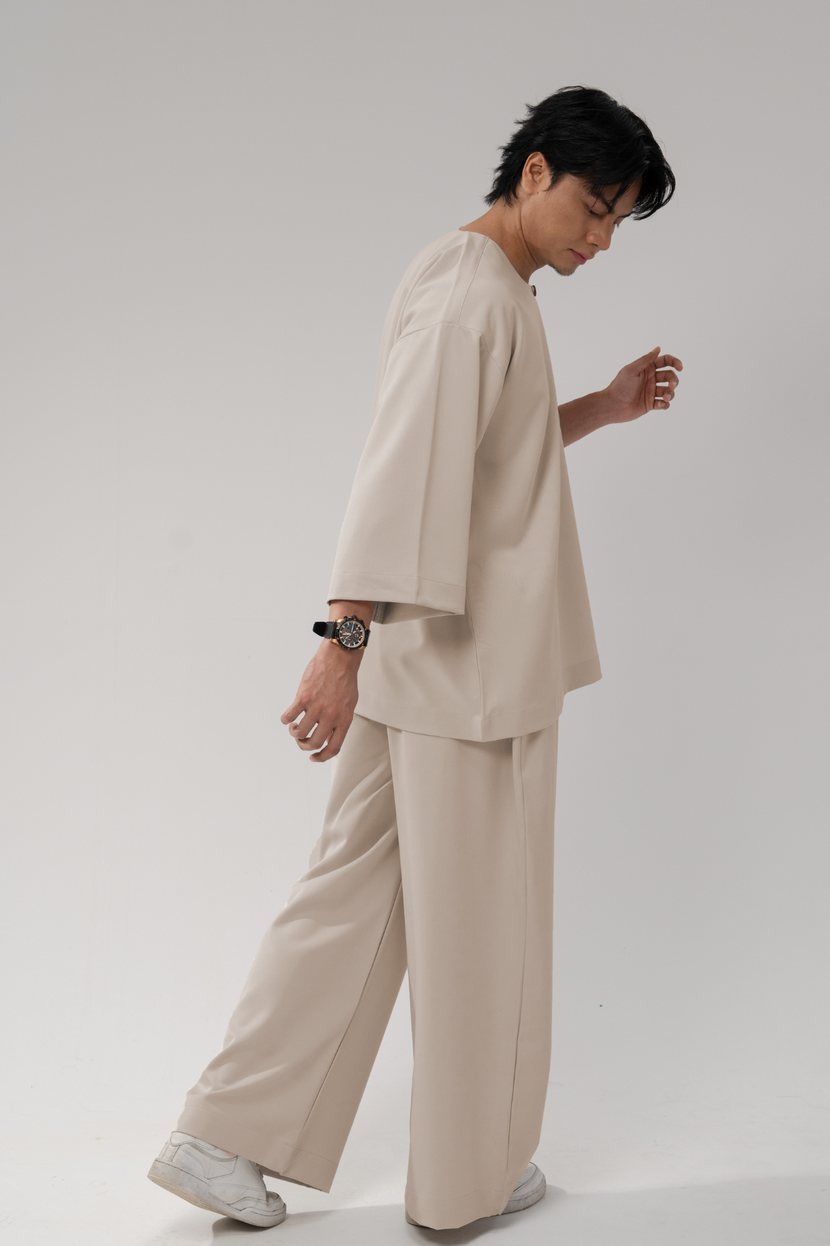 Bentara Baju Melayu in Nude Beige